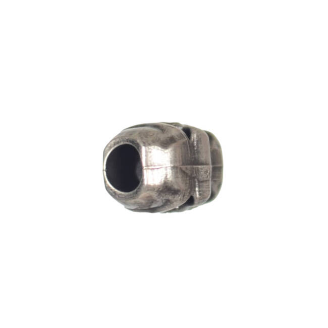 SKULL STOPPER BEAD - METAL BRUSHED - M-TAC