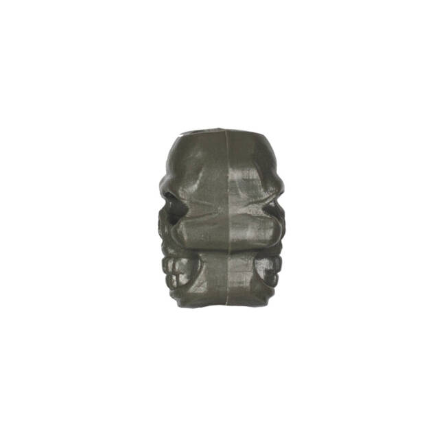 SKULL STOPPER BEAD - OLIVE  - M-TAC