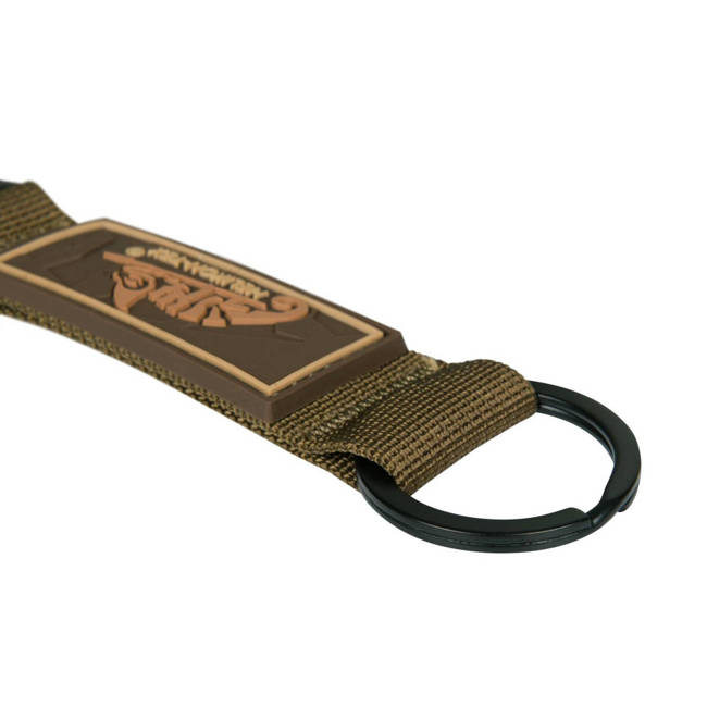 SNAP HOOK KEYCHAIN WITH LOGO - NYLON - Helikon-Tex® - BLACK