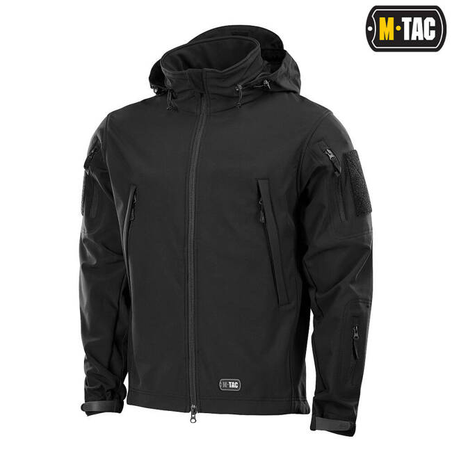 SOFTSHELL JACKET, BLACK - M-TAC