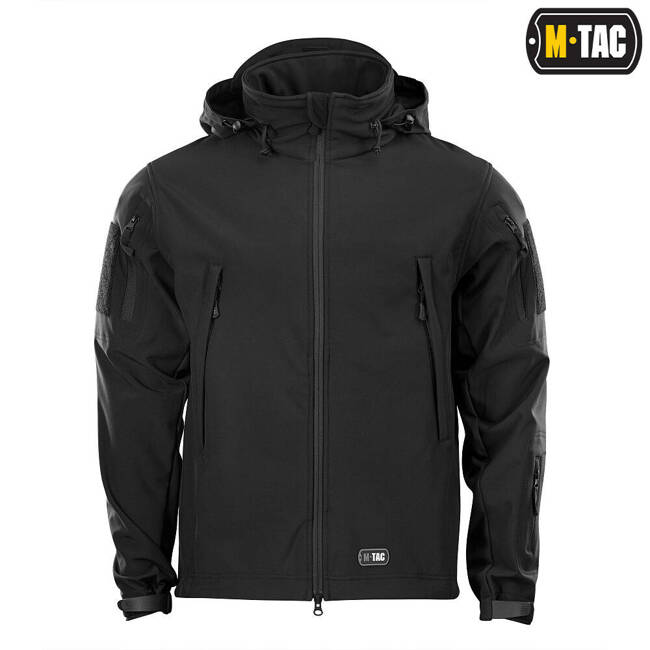 SOFTSHELL JACKET, BLACK - M-TAC