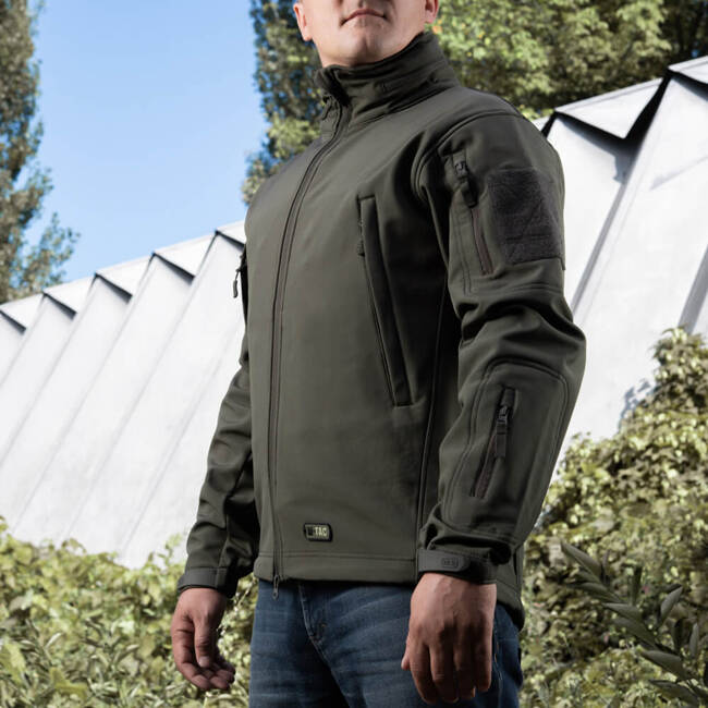 SOFTSHELL JACKET, OLIVE - M-TAC