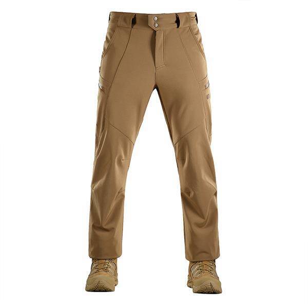 SOFTSHELL TACTICAL WINTER TROUSERS, COYOTE - M-TAC