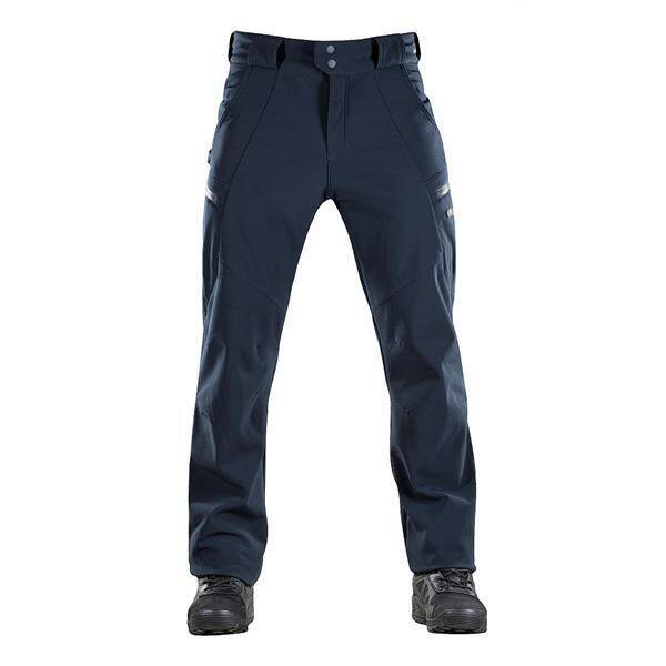 SOFTSHELL TACTICAL WINTER TROUSERS, DARK NAVY BLUE - M-TAC