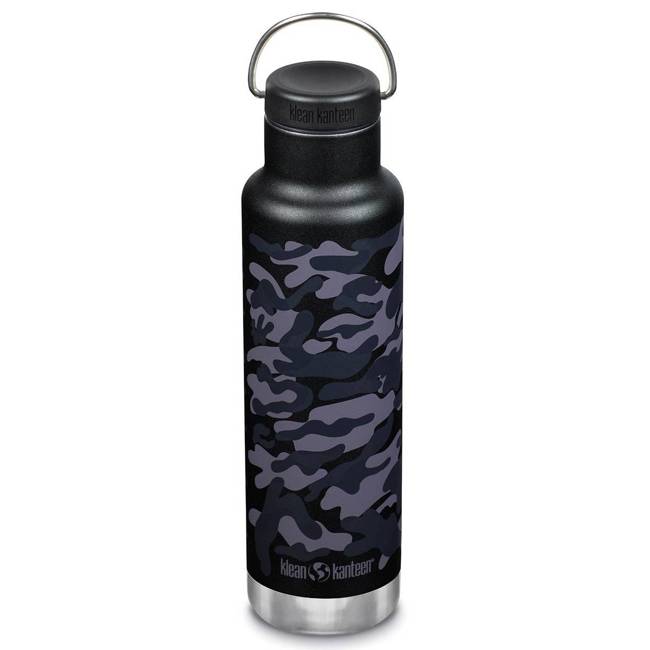 STAINLESS STEEL BOTTLE - DOUBLE-WALLED - 592 ML - Klean Kanteen® - CAMO