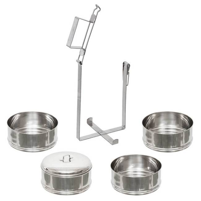 STAINLESS STEEL FOOD CANISTER - 4 PART - MFH® 