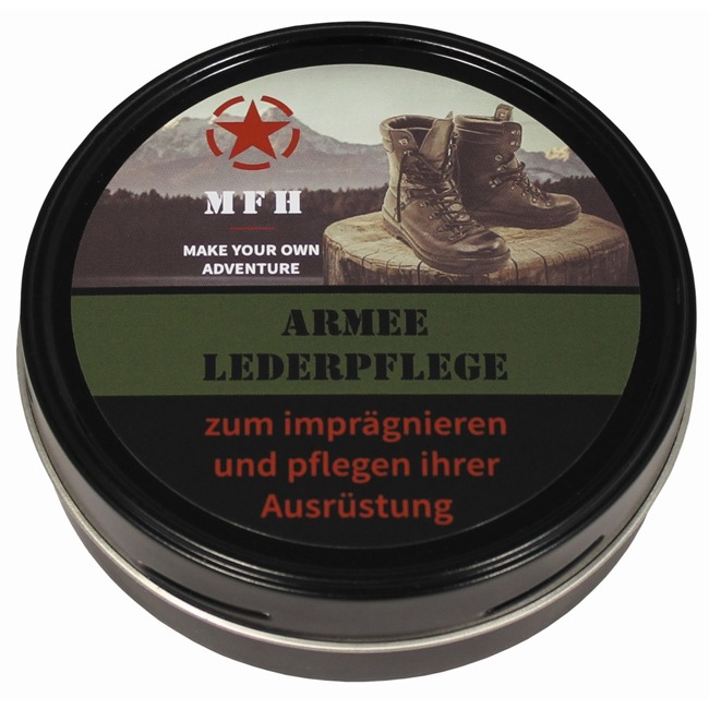 Shoe , Boots , Polish, "Army", black, 150 ml