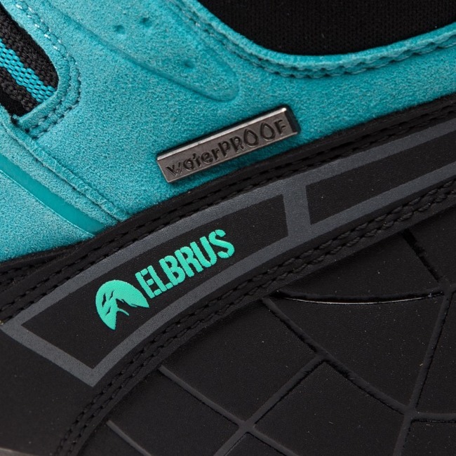 Shoes Trekkings ELBRUS Muerto Mid Wp Turquoise/Black/Mint