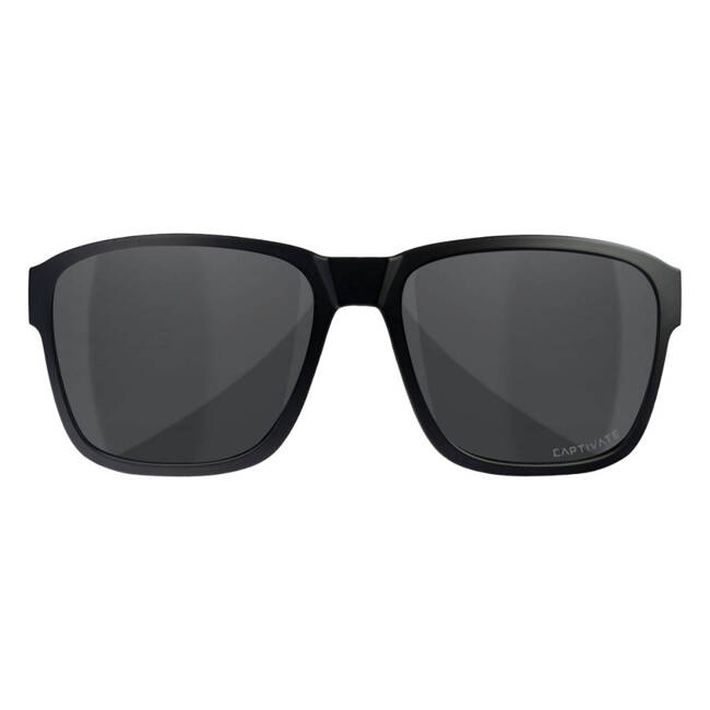 Sunglasses - WX TREK - CAPTIVATE™ Polarized Grey/Matte Black Lens