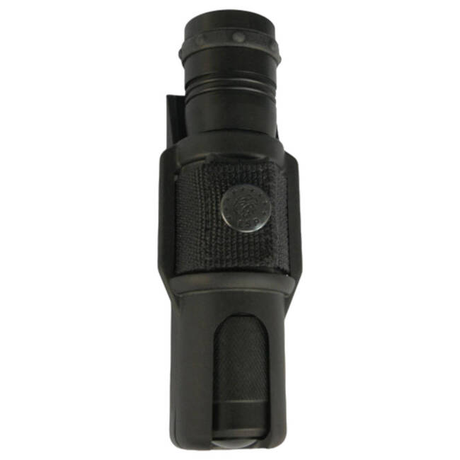 Swivelling holder for tactical flashlight - Black - LH-64