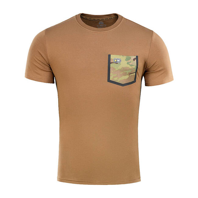 T-SHIRT 93/7 WITH POCKET - COYOTE BROWN - M-TAC