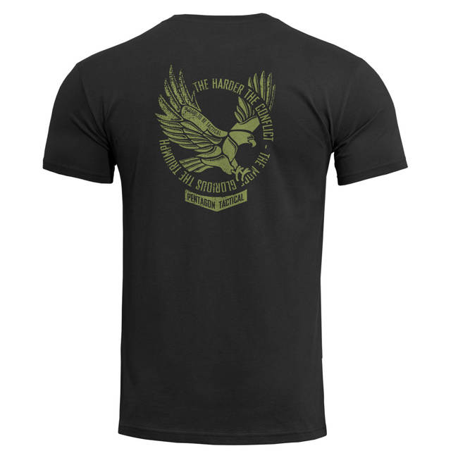 T-SHIRT - AGERON EAGLE - Pentagon® - BLACK