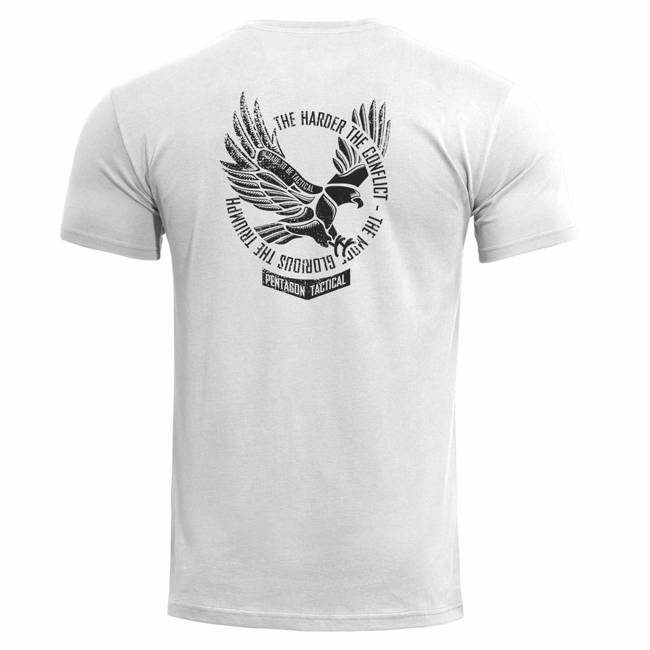 T-SHIRT - AGERON EAGLE - Pentagon® - WHITE