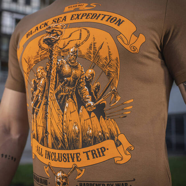 T-SHIRT BLACK SEA EXPEDITION - COYOTE BROWN - M-TAC