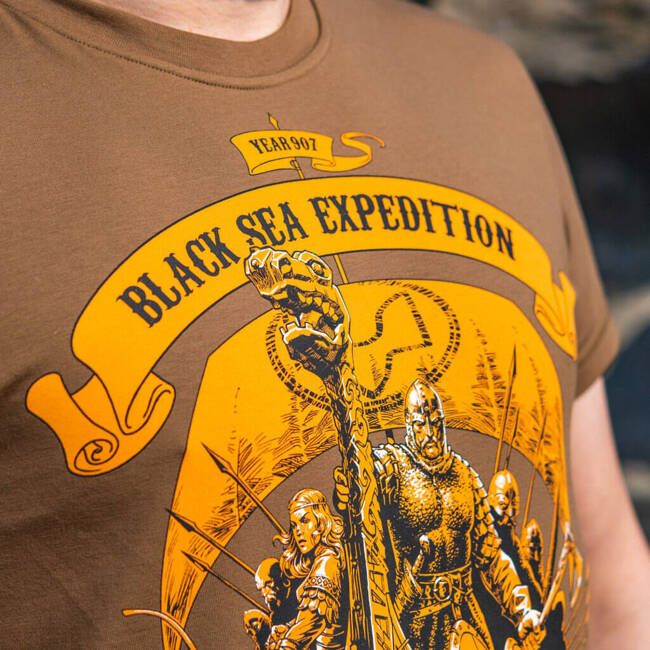 T-SHIRT BLACK SEA EXPEDITION - COYOTE BROWN - M-TAC