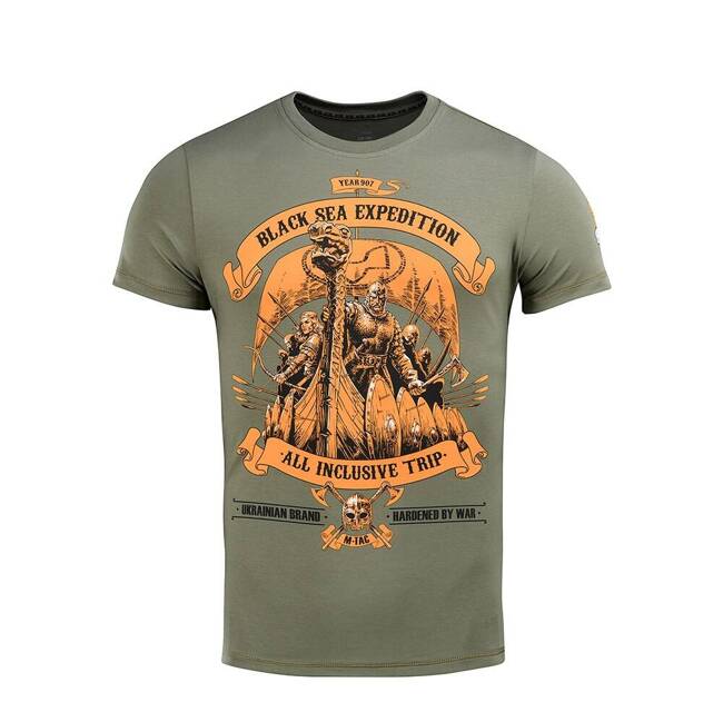 T-SHIRT BLACK SEA EXPEDITION - LIGHT OLIVE - M-TAC