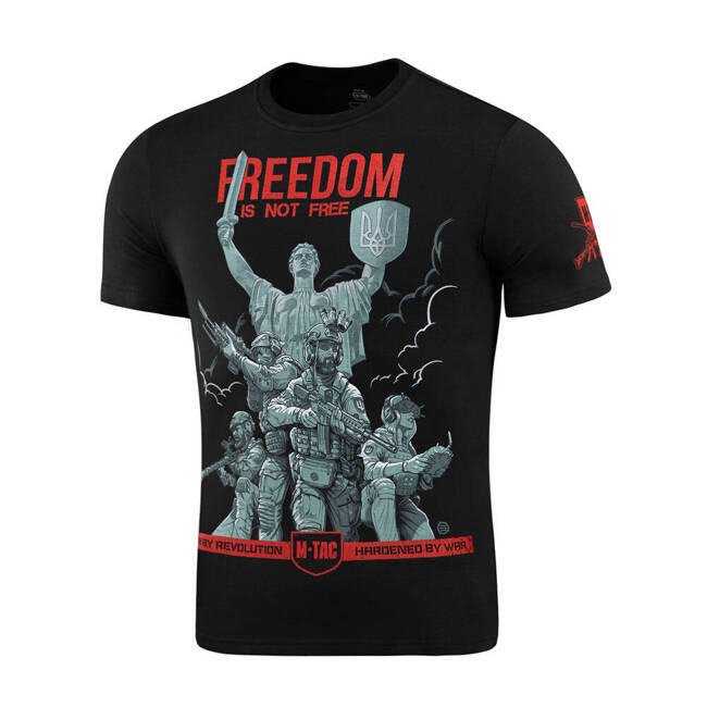 T-SHIRT FREEDOM - BLACK - M-TAC