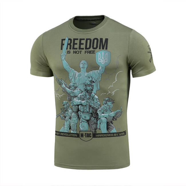 T-SHIRT FREEDOM - LIGHT OLIVE - M-TAC