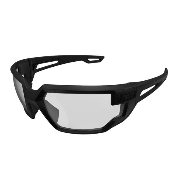 TACTICAL BALLISTIC PROTECTIVE EYEWEAR - VISION TYPE-X - BLACK FRAME/CLEAR LENSES