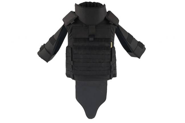 TACTICAL SOFT ARMOR VEST WITH “MOLLE” SYSTEM - CHROMIUM® TACTICAL II - ANORAK® - NAVY BLUE