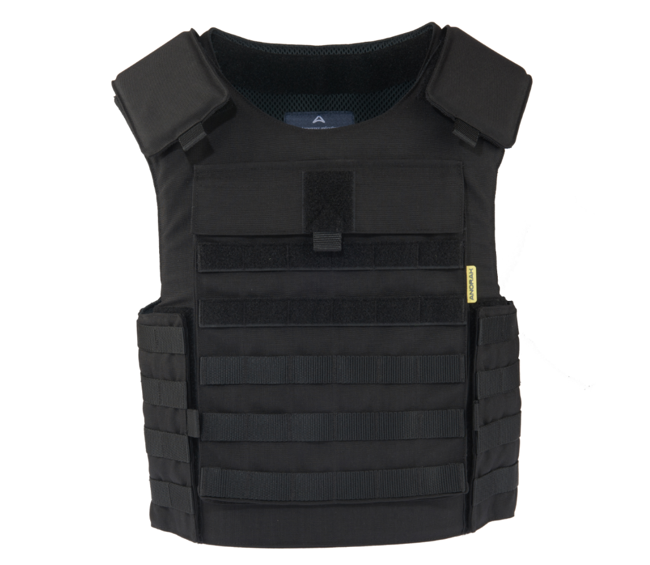 TACTICAL SOFT ARMOR VEST WITH “MOLLE” SYSTEM - CHROMIUM® TACTICAL II - ANORAK® - NAVY BLUE