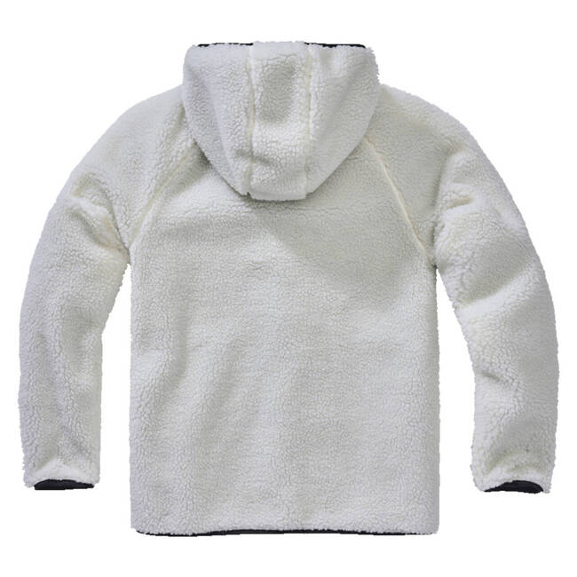 TEDDYFLEECE WORKER JACKET - WHITE - BRANDIT