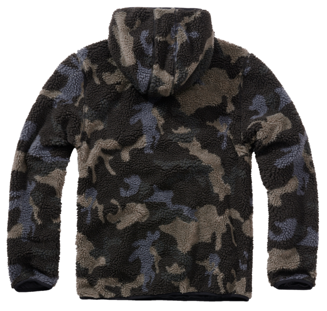 TEDDYFLEECE WORKER PULLOVER - DARK CAMO - BRANDIT