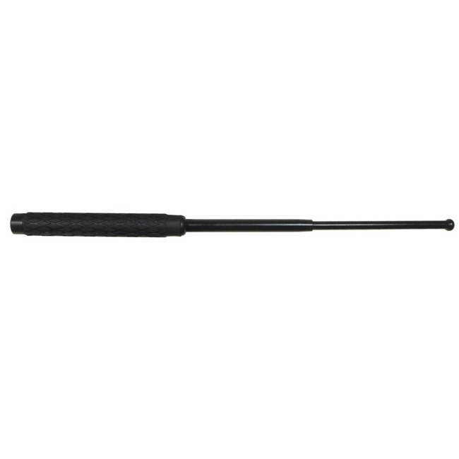 TELESCOPIC METAL BATON - 26 CM - 65 CM - BLACK - WITH NYLON ETUI - MFH®