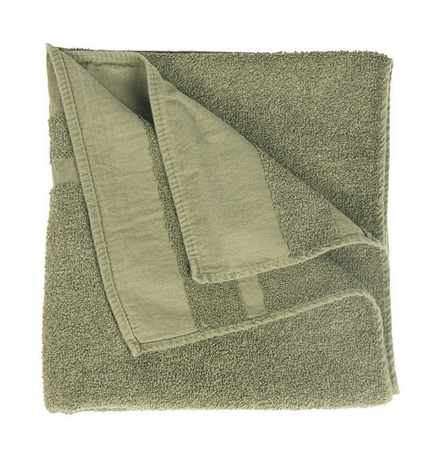 TERRY TOWEL - OD (Olive Drab) - MILITARY SURPLUS GERMAN ARMY - USED