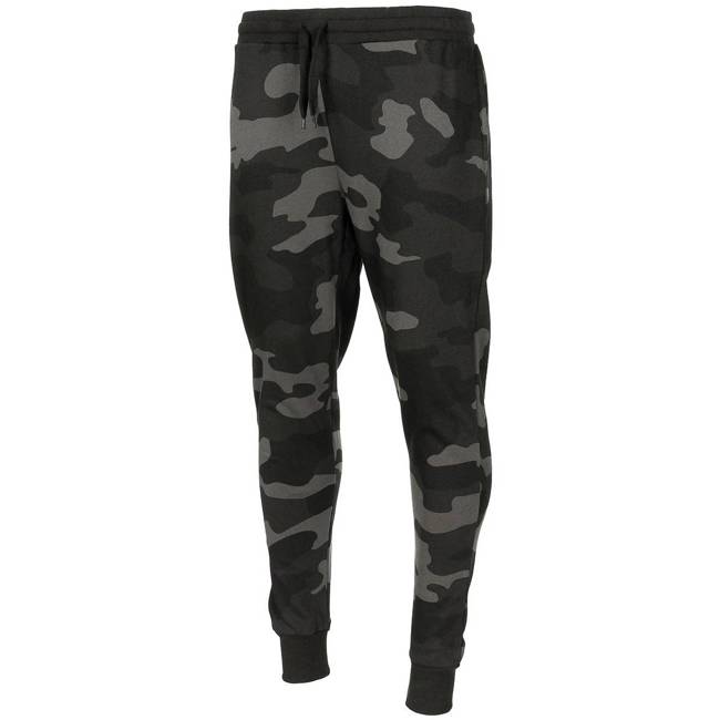 TRACKSUIT PANTS - "JOGGER" - MFH® - DARK CAMOUFLAGE