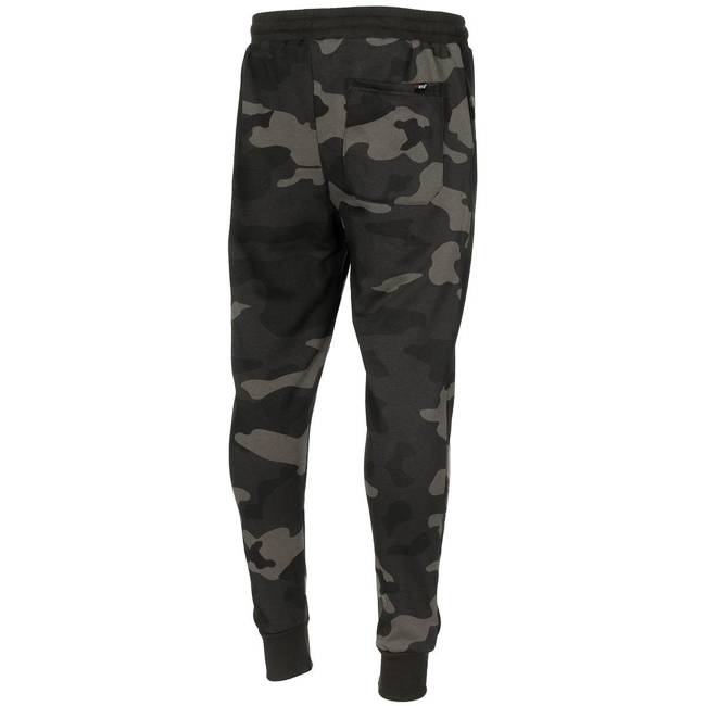 TRACKSUIT PANTS - "JOGGER" - MFH® - DARK CAMOUFLAGE