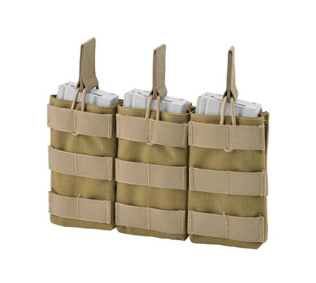 TRIPLE OPEN MAGAZINE POUCH - DEFCON 5® - COYOTE TAN