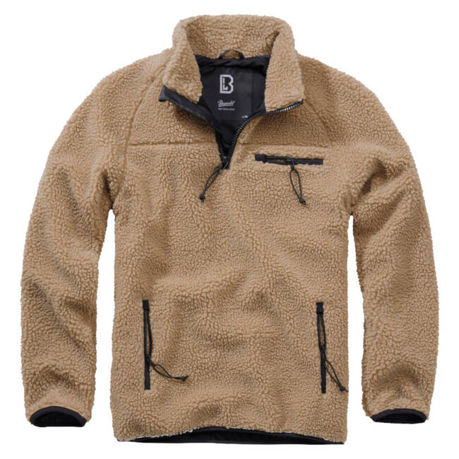 Teddyfleece Troyer Jumper - camel - Brandit