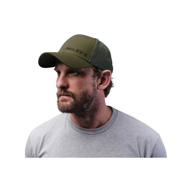 Trucker Cap - Olive Green Black Wiley X - Wiley X