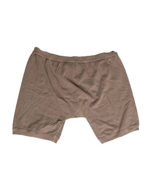 UNDERPANTS - MILITARY SURPLUS FROM THE GERMAN ARMY - BROWN - USED 