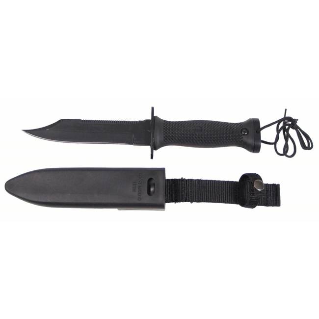 US Bayonet M4, leather handle, plastic sheath-REPLICA