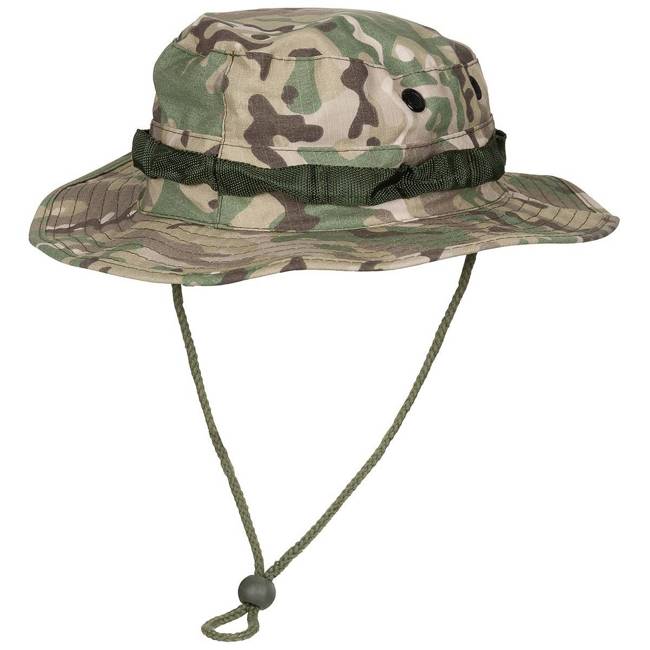 US GI Bush Hat with a chin strap, Rip-Stop fabric - Operation-camo