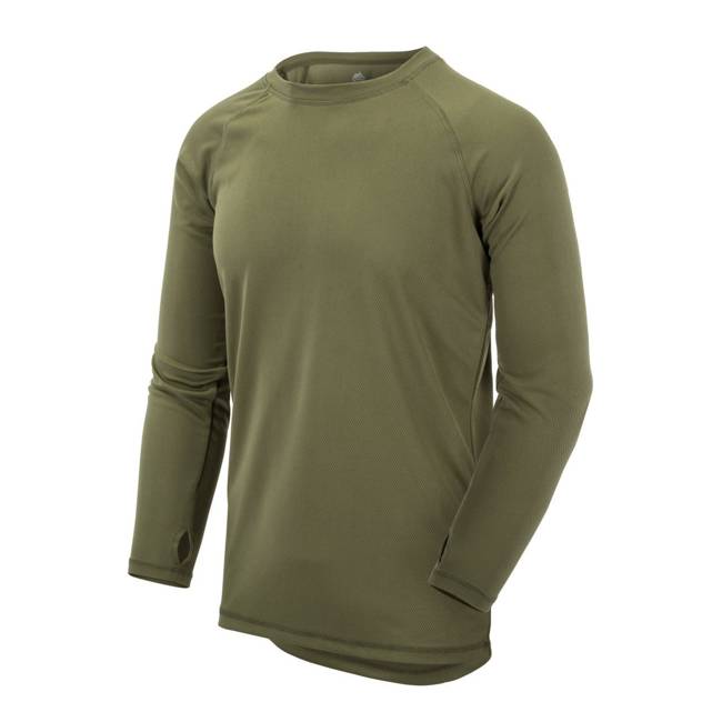 US LONG-SLEEVED UNDERWEAR TOP LVL 1 - Helikon-Tex® - OLIVE GREEN