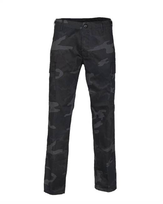 US RANGER FIELD PANTS - BLACK CAMO - MIL-TEC