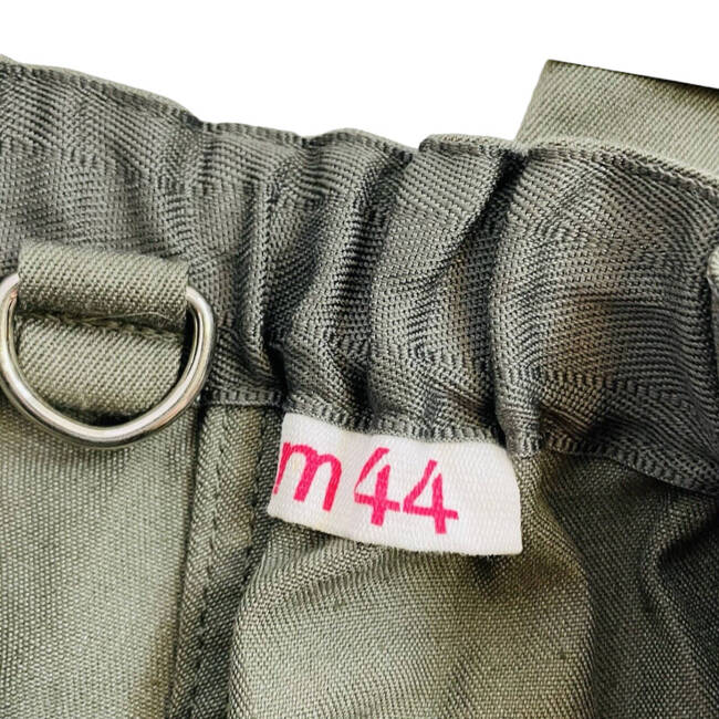 VINTAGE MDL M44 CARGO WORK TROUSERS - 80'S - UNISEX - 27" - OD GREEN - MILITARY SURPLUS GERMAN ARMY