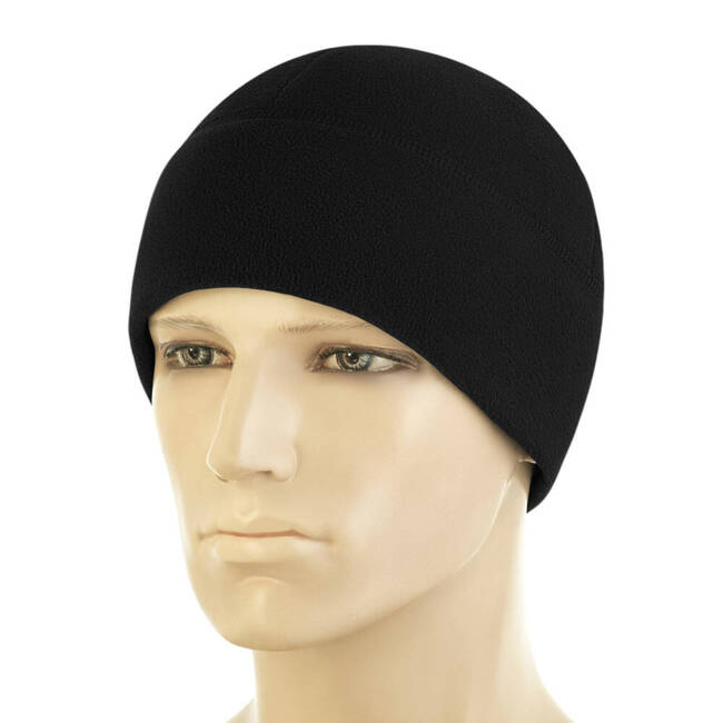 WATCH FLEECE HAT - ELITE BEANIE HAT (320g/m ) WITH SLIMTEX - BLACK - M-TAC