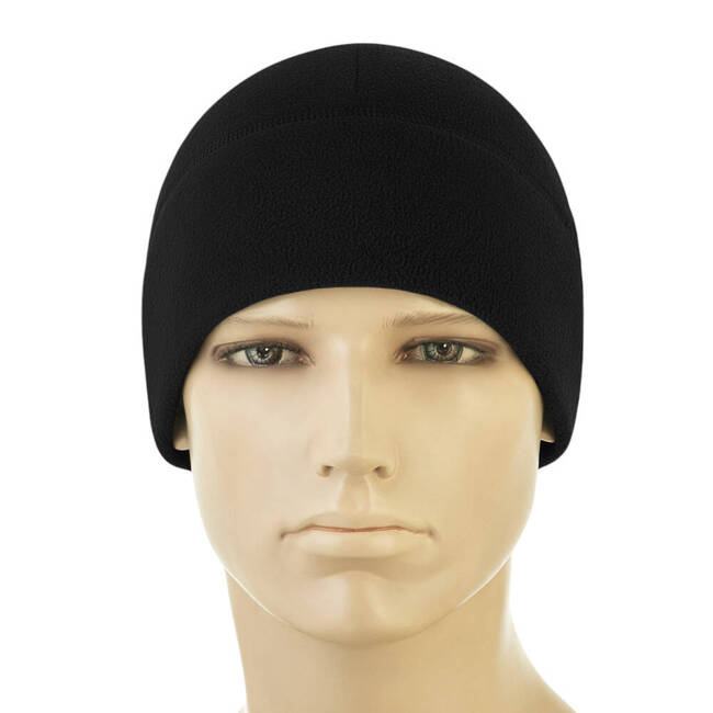 WATCH FLEECE HAT - ELITE BEANIE HAT (320g/m ) WITH SLIMTEX - BLACK - M-TAC