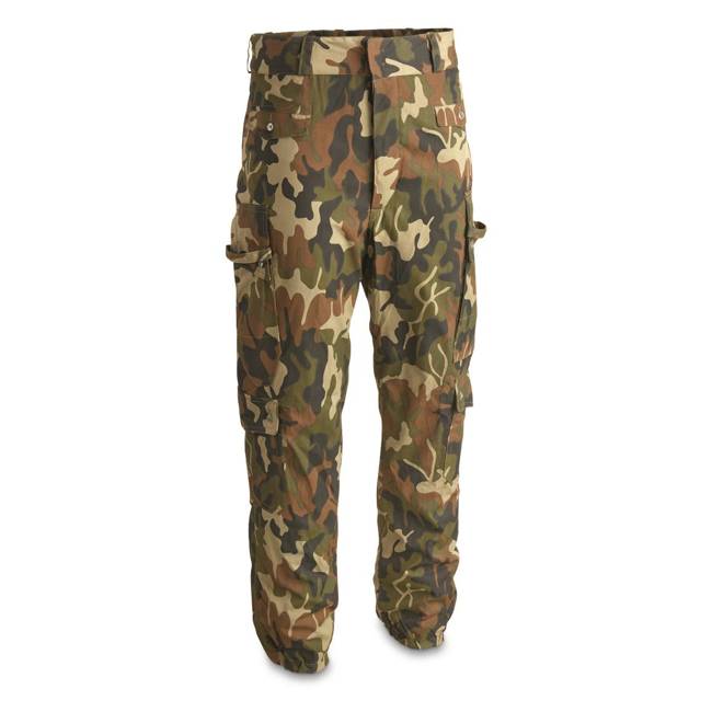 WINTER TROUSERS - MOSAIC CAMOUFLAGE - ROMANIAN MILITARY SURPLUS - NEW