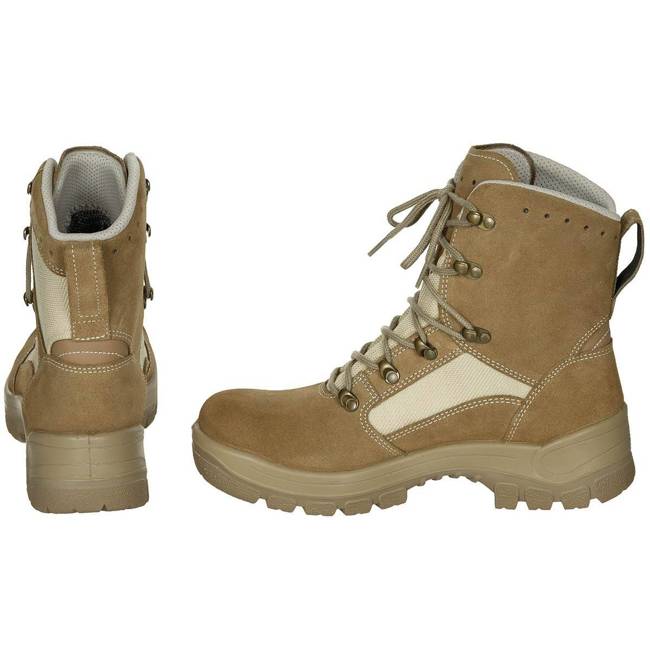 WOMEN COMBAT BOOTS BW, "HAIX" GORETEX - KHAKI - GERMAN MILITARY SURPLUS - LIKE NEW 