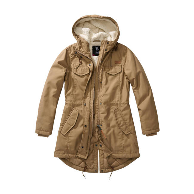 WOMEN'S PARKA JACKET - MARSH LAKE - CAMEL - BRANDIT