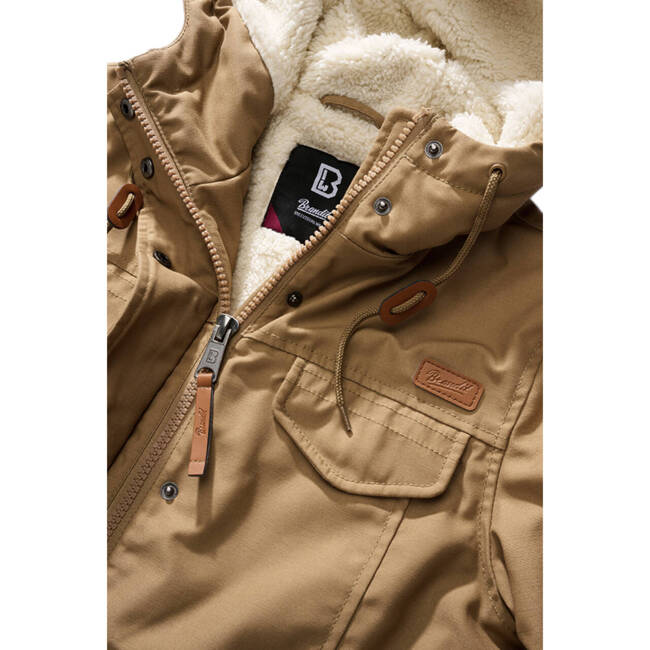 WOMEN'S PARKA JACKET - MARSH LAKE - CAMEL - BRANDIT