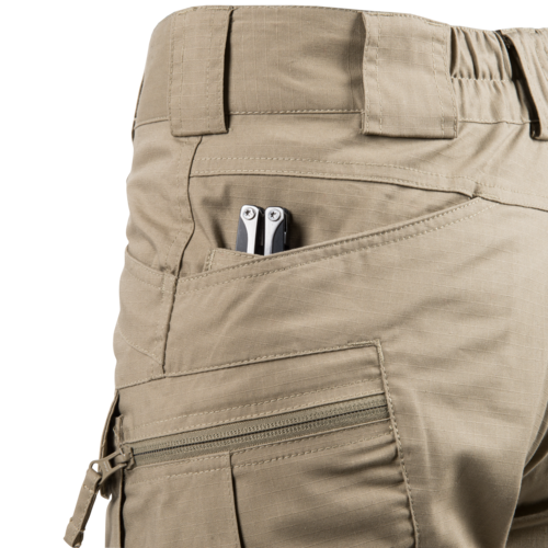 WOMEN'S URBAN TACTICAL PANTS -  UTP Resized®  - POLYCOTTON RIPSTOP - Helikon-Tex® - OD GREEN - LENGTH 34″