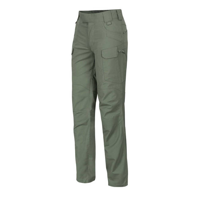 WOMEN'S URBAN TACTICAL PANTS -  UTP Resized®  - POLYCOTTON RIPSTOP - Helikon-Tex® - OD GREEN - LENGTH 34″