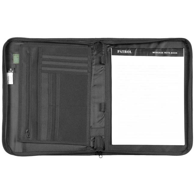 WRITING CASE -  "DELUXE"  - A4 - MFH® - BLACK