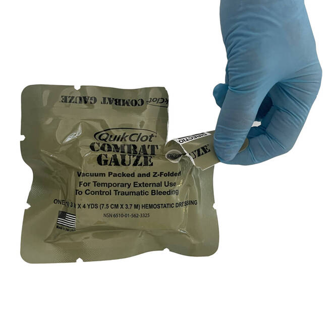 Z-folded Combat Gauze - QuikClot by Teleflex